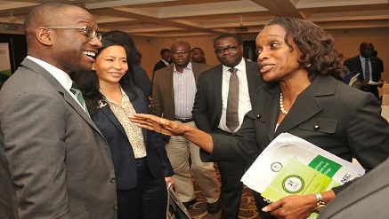 (L-r): Bex Nwawudu, director, CBO Capital, Joanne Yoo, chief operating officer, CBOIM, Olayinka Oni, chief technology officer, Microsoft Nigeria and Dr. (Mrs) Omobola Johnson, minister of Information Technology and Communications, at the inauguration of the ONC Advisory Board in Lagos…on Monday