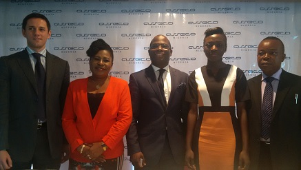 (L-r)‎ Simon Melchior, chief executive officer, Asseco Nigeria and the West African Representative,Mrs. Emilomo Ogunboye, special assistant to Director, ISD, Federal Ministry of Power,Adefolu Majekodunmi, managing director of Asseco Nigeria, Tobi Akinwande,‎ manager, Corporate Communications, Asseco Nigeria and Odionye Friday, Assistant chief admin officer, FMoP, during the launch of Asseco Software Nigeria Limited in Lagos on Thursday.