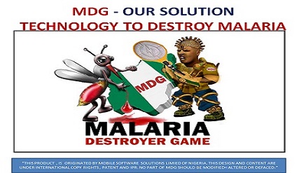 Malaria Destroyer Game (MDG) developed by Mobile Software Ltd