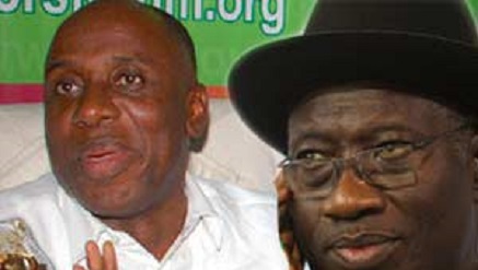 Governor Rotimi Amaechi of Rivers State and President Goodluck Jonathan