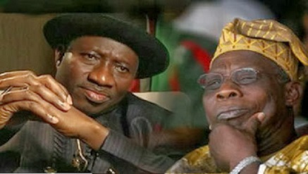 Olusegun Obasanjo, former president and President Goodluck Jonathan