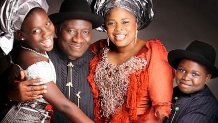 Goodluck Ebele Azikiwe Jonathan, President of Nigeria and family