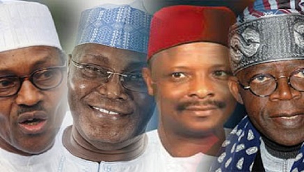 Buhari-Atiku-Kwankwaso-Tinubu