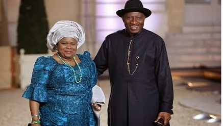 President Goodluck Jonathan and wife