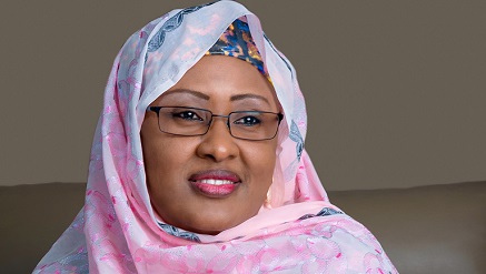 Hajia Aisha Buhari, wife of Maj.-Gen Muhammadu Buhari,