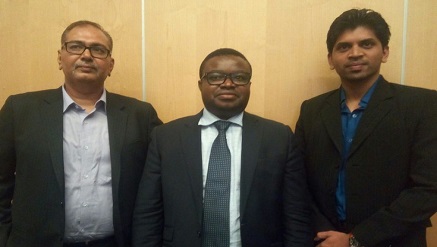 (L-r): Paresh Makwana, ARCON’s VP (Business Development) for Africa; Mr. Chima Uzomba MD/CEO, Boch Systems Limited and Amitkumar Dekate of Arcon, during Boch Customers’ Forum In Lagos State recently