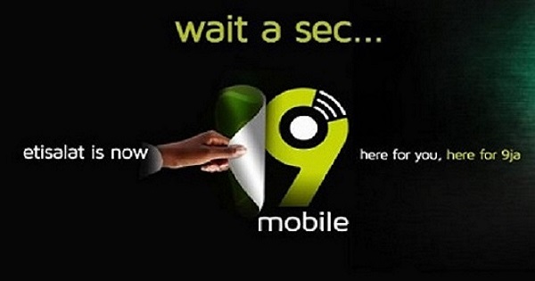 9Mobile formerly known as Etisalat