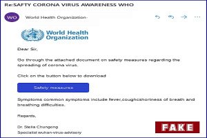 Sophos Identifies Coronavirus Scam email, Lists Measures to Avoid it 