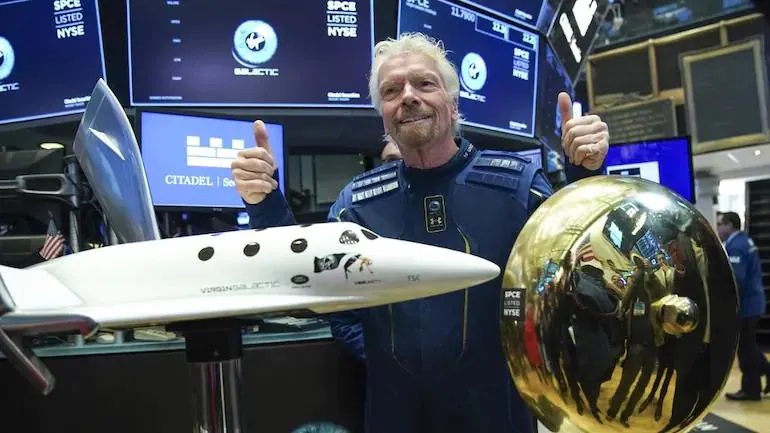 British Billionaire Branson Takes Off for Space with ...