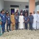 L-R: Nnena Ukoha, Head, Corporate Communication, Nigerian Communucations Commission (NCC); Eweka Okoro, Lagos State Commandant, Nigerian Security and Civil Defence Corps (NSCDC); Adamu Kambra, Commandant, National Headquarters, Abuja, NSCDC; Ephraim Nwokonneya, Director, Compliance Monitoring and Enforcement, NCC; Agboola Sunday, Osun State Commandant, NSCDC; Mohammed Babajika, Director, Licensing and Authorisation, NCC; Ajibola Niyi, Ogun State Commandant, NSCDC; Femi Ete, Oyo State Deputy Commandant, NSCDC; Salisu Abdu, Head, Enforcememt, NCC, and Yomi Arowosafe, Lagos Zonal Controller, NCC, during a one-day workshop organised for the South West leadership of the NSCDC in Lagos recently.