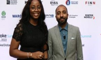 L-R: Enitan Kehinde, Lead Consultant, BHM UK, and Arun Sudhaman, CEO and editor-in-chief at PRovoke Media.