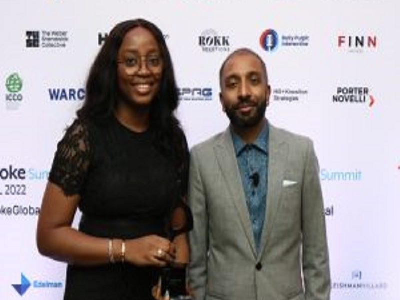 L-R: Enitan Kehinde, Lead Consultant, BHM UK, and Arun Sudhaman, CEO and editor-in-chief at PRovoke Media.