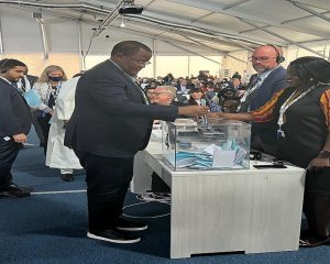 Executive Vice Chairman and Chief Executive Officer of the Nigerian Communications Commission (NCC), Prof. Umar Garba Danbatta, also casting his vote at the ongoing ITU Plenipotentiary Conference 2022 in Bucharest, Romania on Monday.