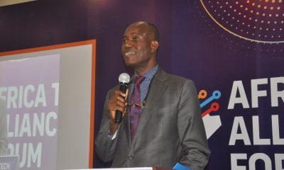 Dr. Austine Nwaulune, Director, Digital Economy, Nigerian Communications Commission (NCC) delivering the keynote address on behalf of the Executive Vice Chairman of NCC (Prof. Umar Garba Danbatta) at the event.