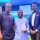 L-r: Mr. Remi Afon, CSEAN Board Chairman; Dr. Obadare Peter Adewale, the Co-Founder and the Chief Visionary officer (CVO) of Digital Encode Limited and the first recipient of Cyber Security Experts Association of Nigeria (CSEAN’s) ‘Outstanding Individual of the Year Award’, and Mr. Ade Shoyinka CSEAN President, during the award ceremony in Lagos recently.