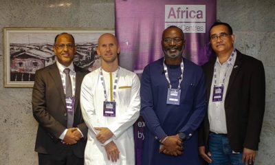 L-R: Muhammed Rudman, MD/CEO, IXPN; Benjamin Deveaux, Head of Business Development, Workonline Communications Group; Wole Abu, CEO, Liquid Intelligent Technologies Nigeria, and Dr. Krish Ranganath, Regional Executive, Africa Data Centres at an exclusive peering workshop which held recently in Lagos, Nigeria.