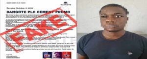 Police Arrest Man Who Scammed Nigerians with Fake Cement Price Slash