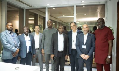 Mr. Youssef Abillama, Managing Partner (3rd right) Mr. Walid Bou Abssi, Country Manager of SHELT Cyber Immune Limited (2nd right), in company of business leaders and guests at the unveiling of SHELT Global Limited SOC and training academy in Lagos on February 16, 2024