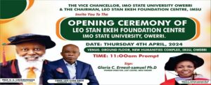 Ekeh, Nigerian Tech Visionary Donates Modern Tech Centres  to IMSU, St. Augustine University